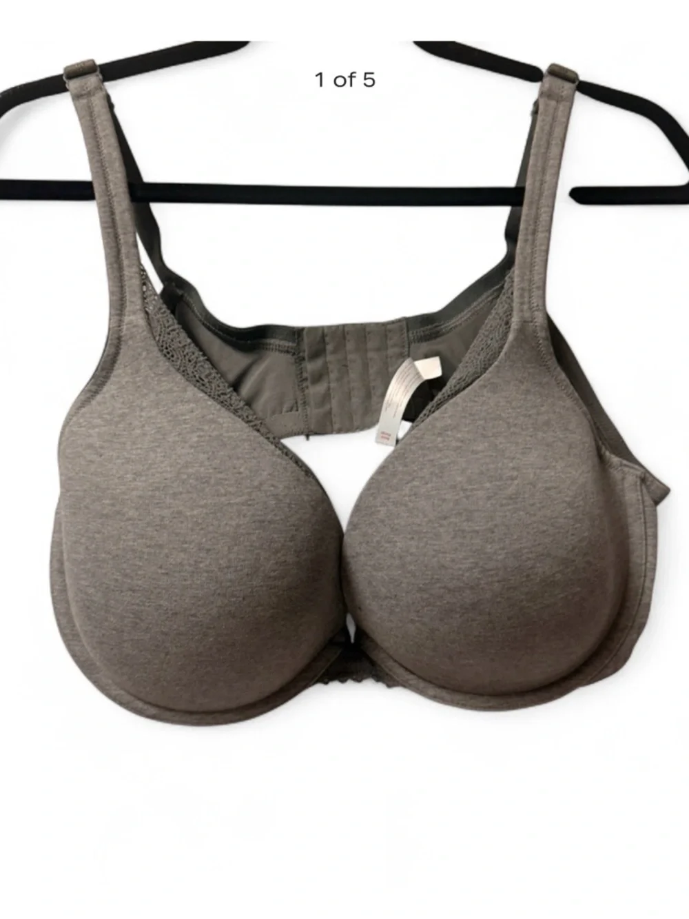Cacique Gray‎ Seamless Molded Bra Sz 40DDD